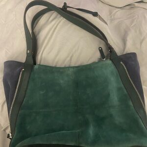 Green and Black Hobo Bag